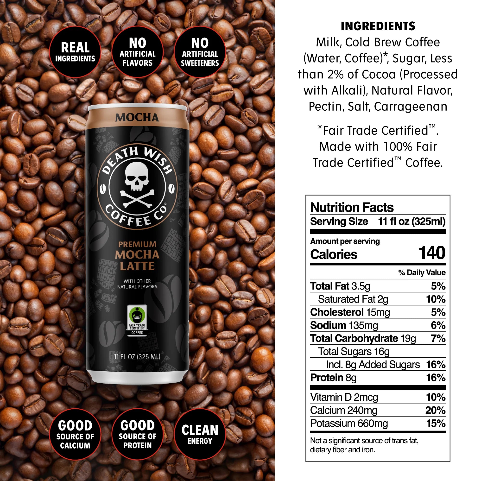 Mocha Latte 12-Pack – deathwishcoffeestore.com